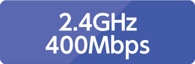 2.4GHz 400Mbps
