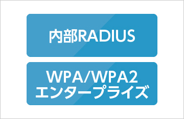 無線LAN認証機能 (内蔵RADIUSサーバー機能)