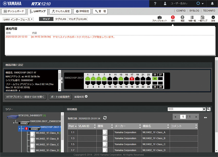 GUI Forwarder機能を使えば、リモートに設置された機器のGUI管理画面を直接操作できる